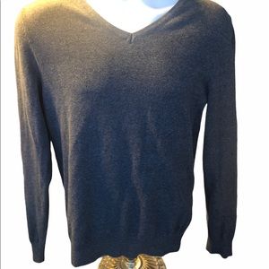 Men’s H&M gray V neck small blend soft sweater